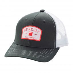 Logo Patch Hat, Faded Black w/ White Mesh