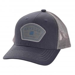 Logo Patch Hat, Faded Navy w/ Gray Mesh
