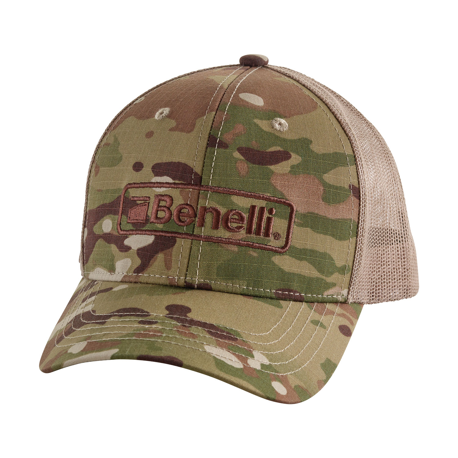Logo Hat, Green Multicam