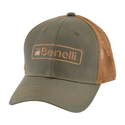 Logo Hat, Olive w/ Copper Mesh