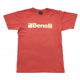 Distressed Logo T-Shirt, Burnt Red