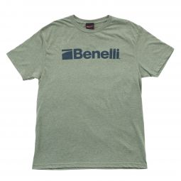Distressed Logo T-Shirt, Military Green Heather