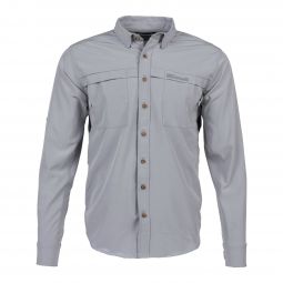 Long Sleeve Shooting Shirt, Light Gray