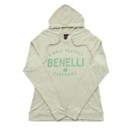 Mediumweight Vintage Logo Womens Hoodie, Desert Sage Heather