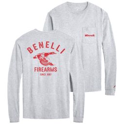 All American Long Sleeve T-Shirt, Gray