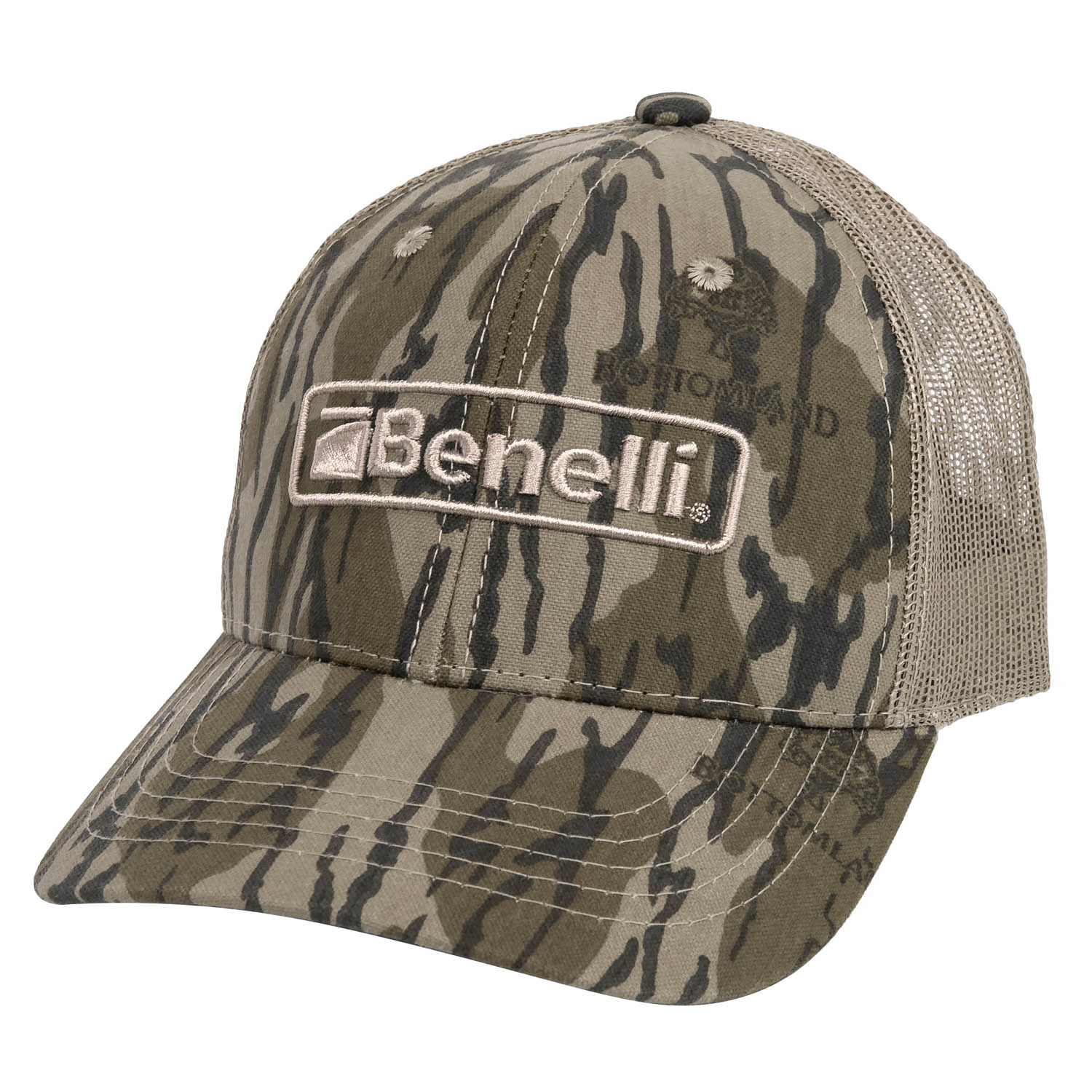 Benelli Logo Hat, Mossy Oak Bottomland